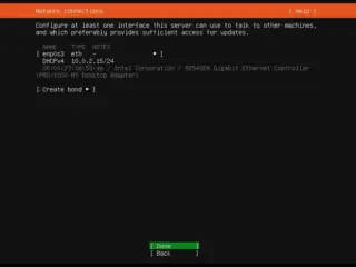 Ubuntu Server boot menu