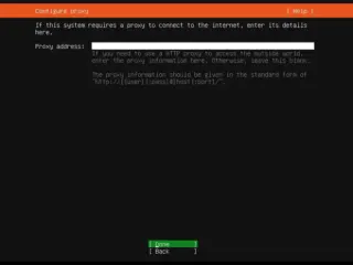 Ubuntu Server boot menu